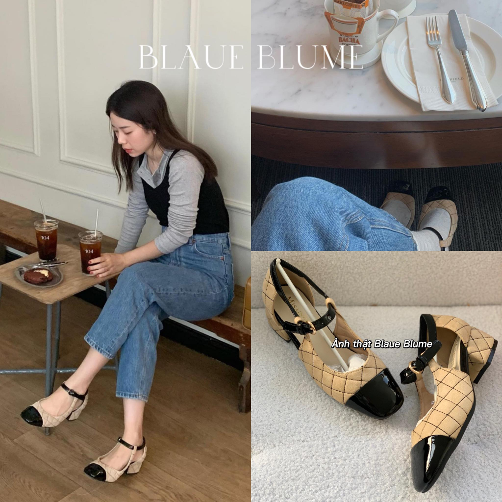 𝐁𝐥𝐚𝐮𝐞𝐁𝐥𝐮𝐦𝐞🦋 - (Sẵn 34-40) MaryJane Brown Loại 1