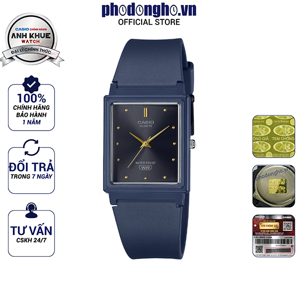 Đồng hồ unisex dây nhựa Casio Anh Khuê MQ-38UC-2A1DF