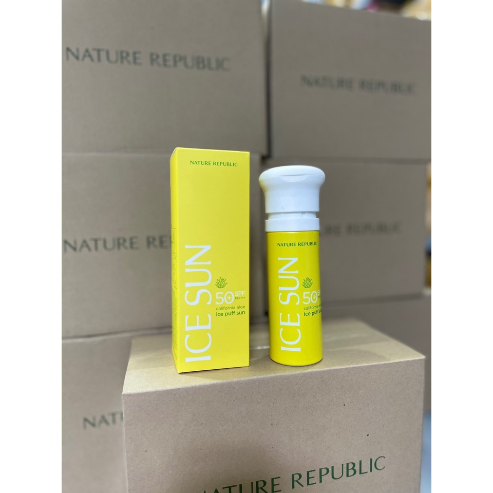 Kem chống nắng Ice Sun Nature Republic SPF 50 PA+++ Hàn Quốc