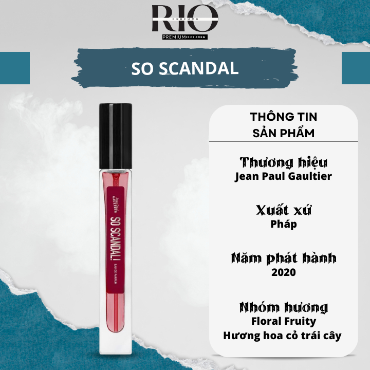Nước Hoa Nữ JPG So Scandal chiết 10ml mini chính hãng quyến rũ, gợi cảm, tinh tế - rio.cop