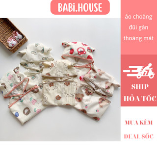 Áo choàng chống nắng cho bé chất liệu đũi nhăn thoáng mát cho bé 0-5 tuổi