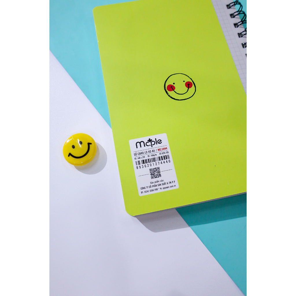 Sổ lò xo Mc.ple 𝟑𝟒𝟒𝟒 Khủng long/ Mèo ruột Caro