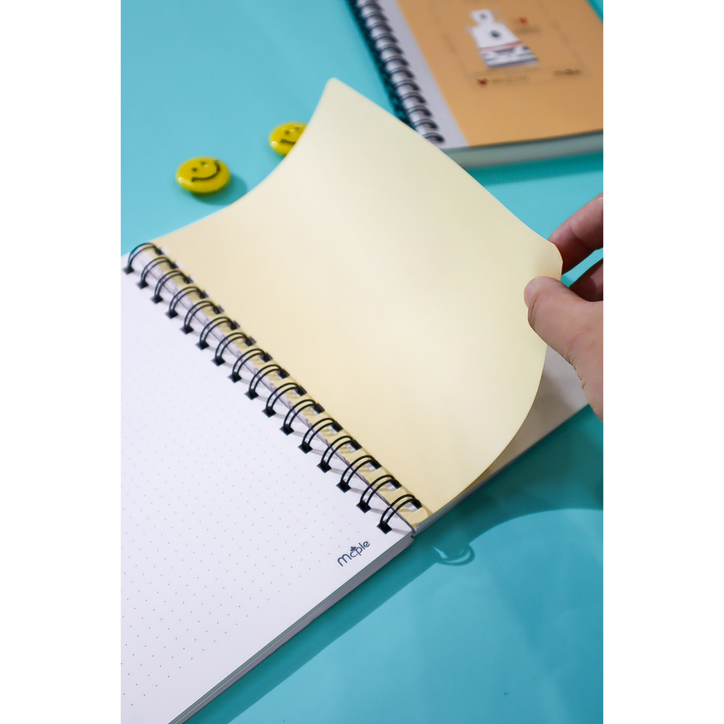 Sổ lò xo Mc.ple 𝟑𝟒𝟒𝟒 Khủng long/ Mèo ruột Caro