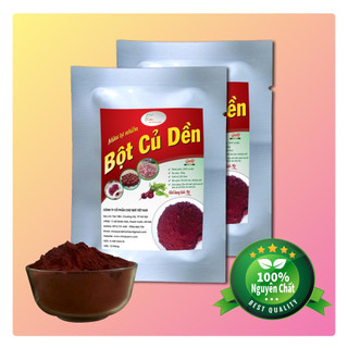 Bột củ dền màu đỏ khô 10g nguyên chất 100% từ củ dền đỏ tươi dùng pha chế đồ uống tạo màu thực phẩm, bánh