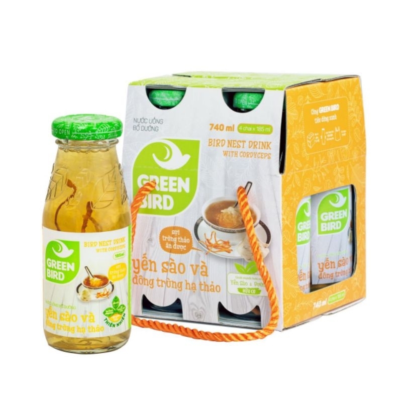 Nước Yến sào đông trùng hạ thảo GREEN BIRD