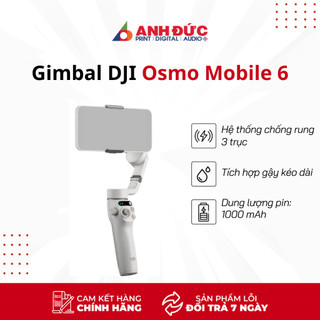 Tay Cầm Chống Rung Cho Điện Thoại DJI Osmo Mobile 6 (OM6) - Gimbal Chính Hãng Bảo Hành 12 Tháng