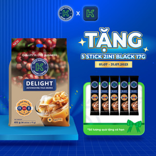 Cà phê sữa hòa tan K Delight 3in1 612g thương hiệu K COFFEE