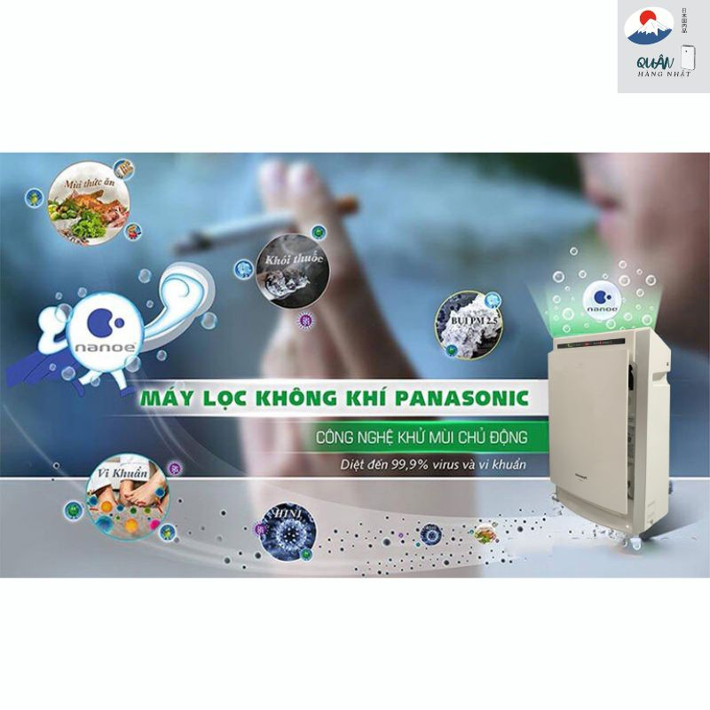 Máy lọc không khí và bù ẩm nội địa Nhật Panasonic FVXJ50-40m2-Tình trạng mới 95%