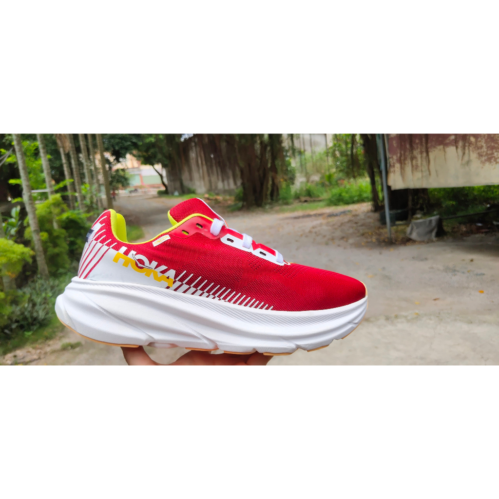 GIÀY CHẬY BỘ HOKA  ĐỎ (Bền, Nhẹ, Đẹp, Êm Chân) Running Shoes- Siêu khuyến mãi- Hàng siêu hot 2023- ẢNH THẬT