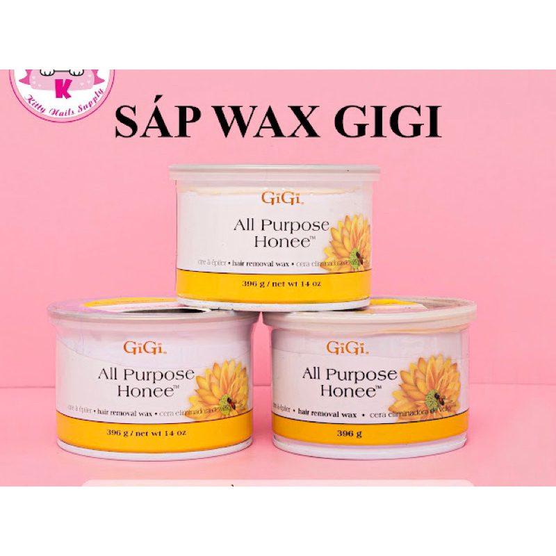 Sáp Wax Lông Nóng Gigi All Purpose Honee hủ 396g