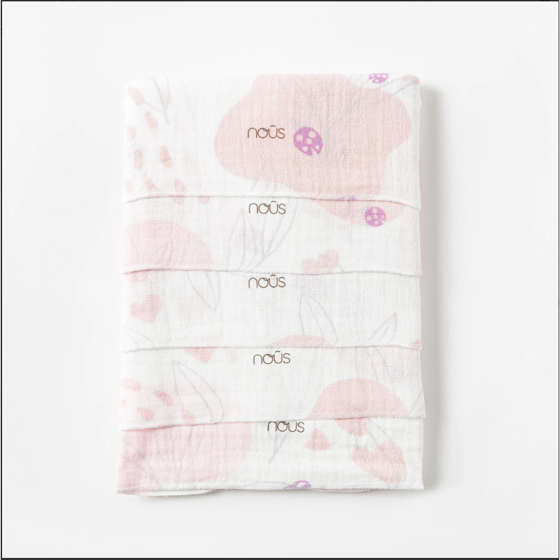 Set 5 Khăn Sữa Xô Nous 2023 Cho Bé