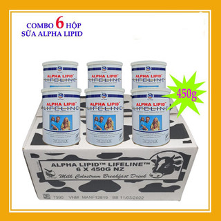 Thùng 6 lon Alpha Lipid Lifeline New Zealand 450g