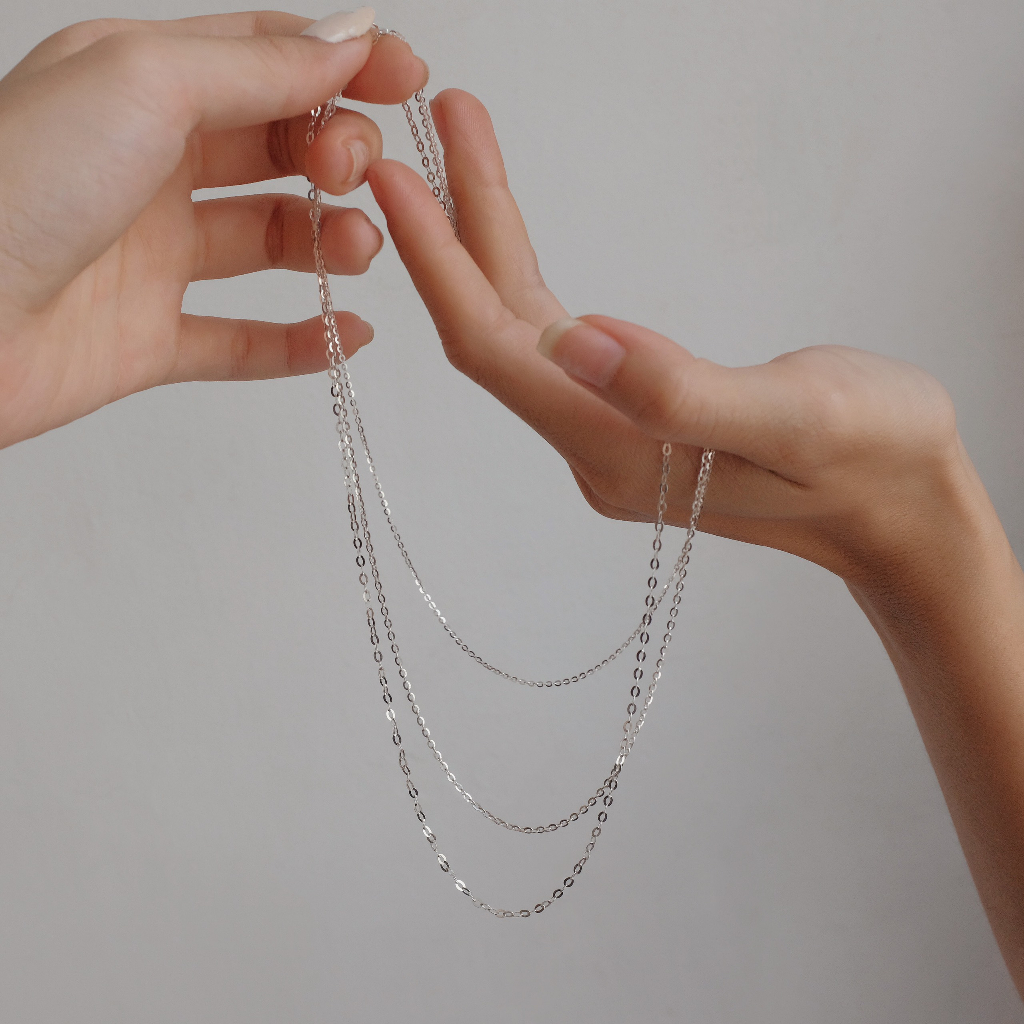 Dây Chuyền Mảnh Bạc 925