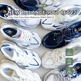 Giày thể thao new balance 9060 860v2 greyb phong cách hàn quốc