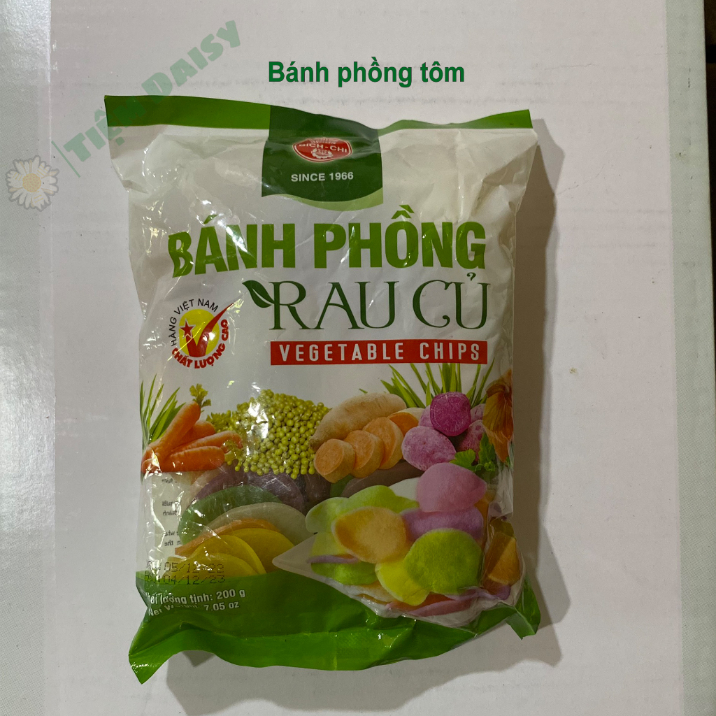Phồng tôm rau củ Bích Chi, phồng tôm Cường Giang