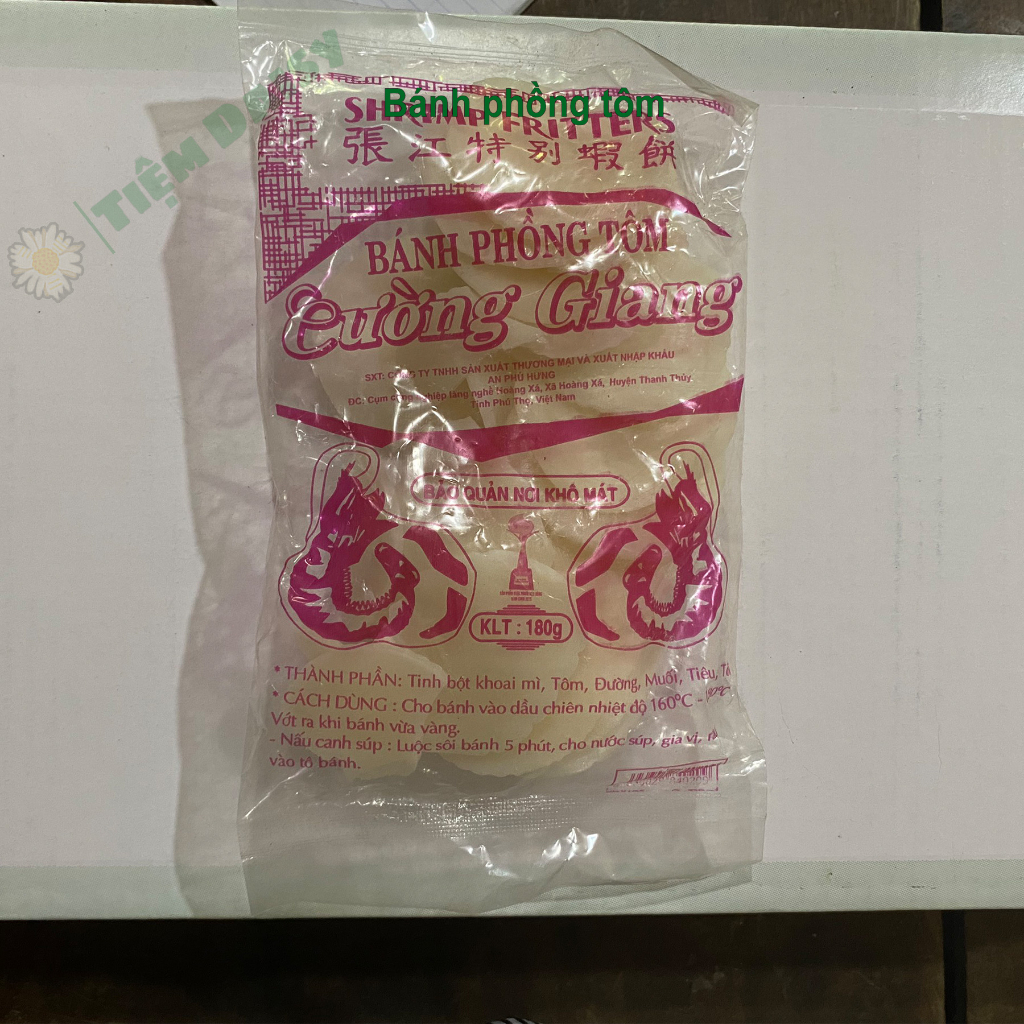 Phồng tôm rau củ Bích Chi, phồng tôm Cường Giang