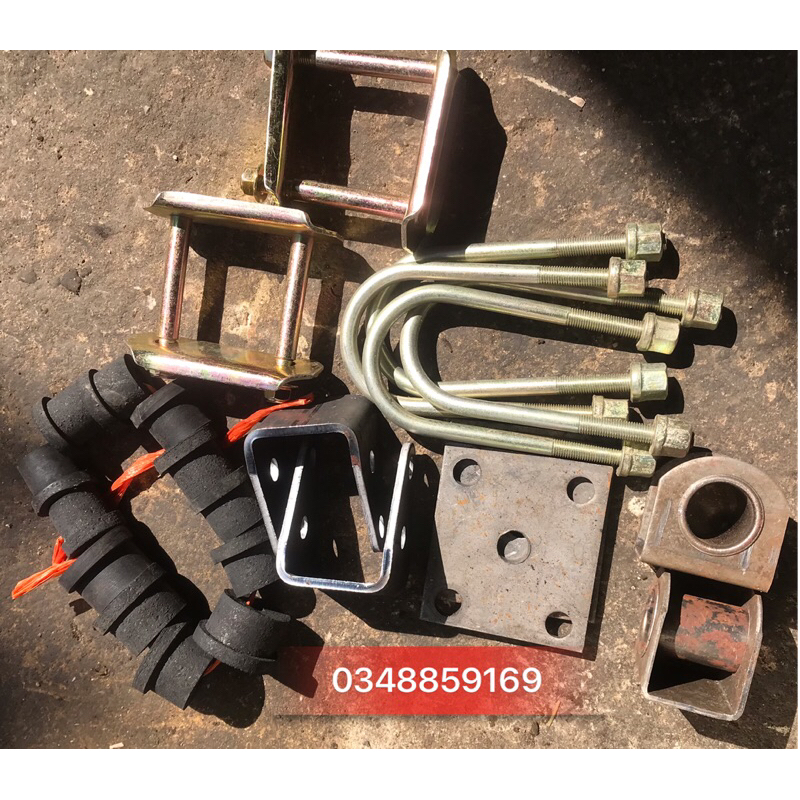 Bộ phụ kiện nhíp đầy đủ cho xe lôi, xe 3 gác