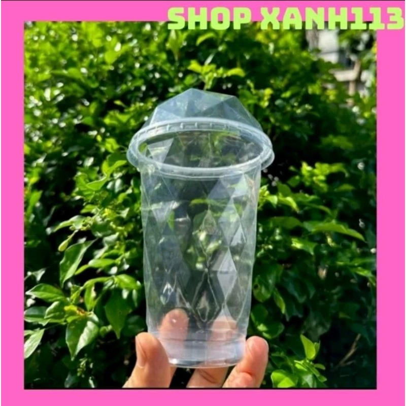 😍🤩50 ly nắp kim cương như hình 450ml