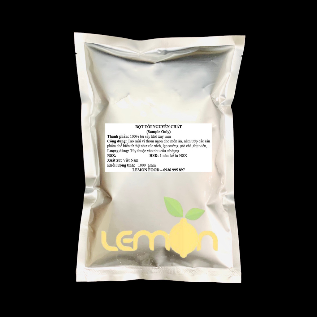 Bột tỏi siêu mịn nguyên chất 100%, hương thơm tự nhiên
