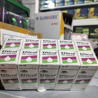 Nhỏ mắt mũi trẻ sơ sinh efticol 1lốc
