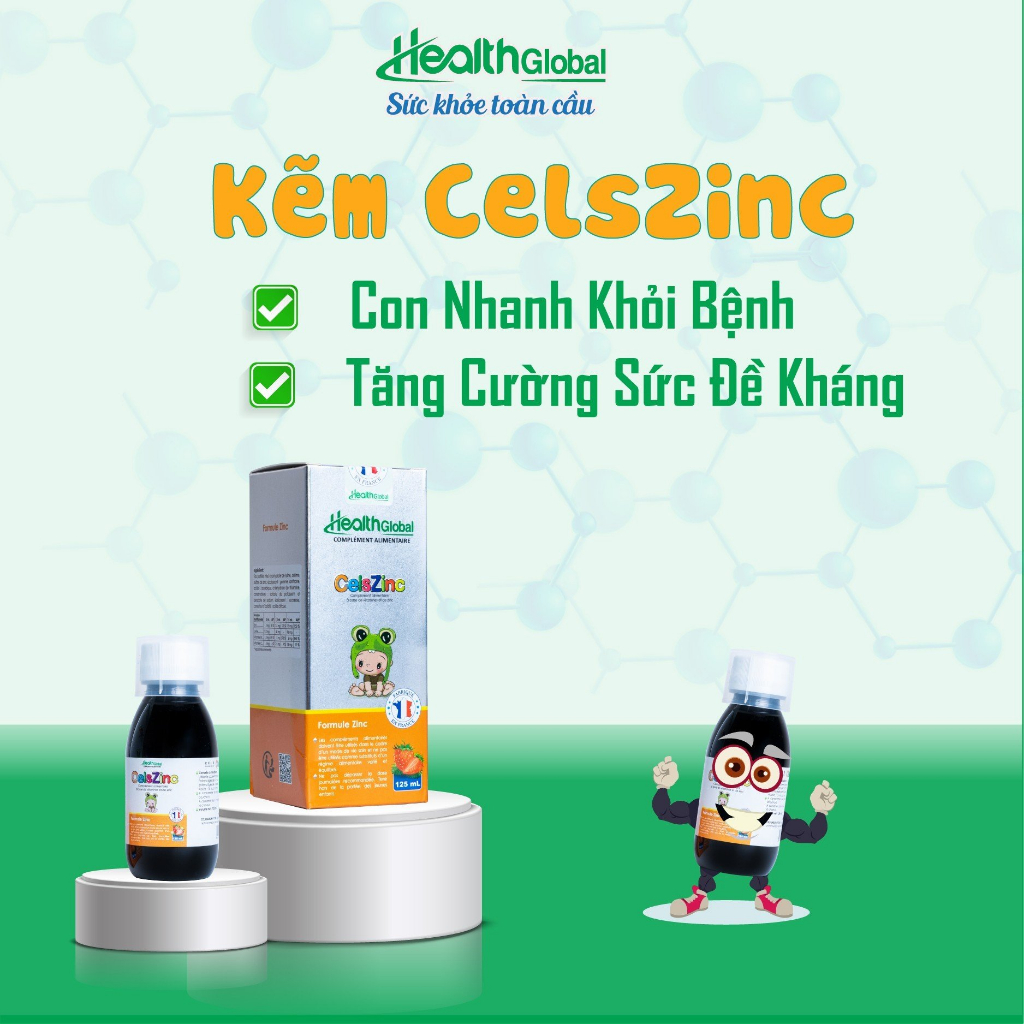 Kẽm cho bé CELSZINC Heath Global 125ml