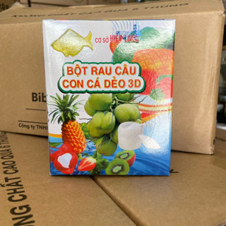  Thùng 10 hộp rau câu cá dẻo Hiệp Long  1 hộp - 12 gói  