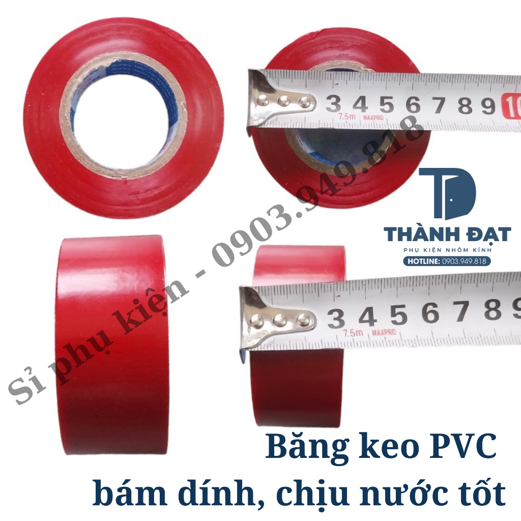Băng keo chống nước, Băng keo cách điện, Băng keo dán bảo vệ bề mặt inox, nhôm, kính. Băng keo đóng gói (Băng keo PVC)