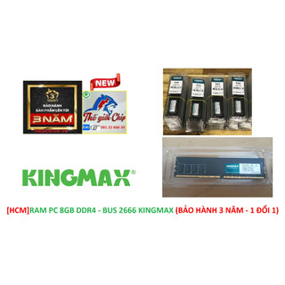 [HCM]RAM PC 8GB DDR4 - BUS 2666 KINGMAX (BẢO HÀNH 3 NĂM - 1 ĐỔI 1)