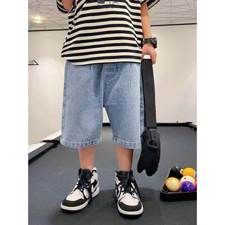 Quần short bò short jeans cạp chun cho bé trai