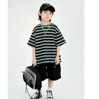 Bộ áo thun quần short style Hàn Quốc cho bé trai