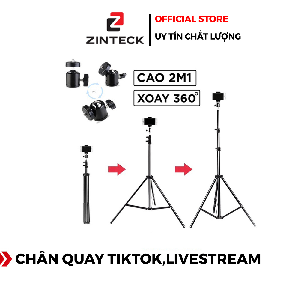 Chân Quay Tiktok Hỗ Trợ Livetream Chụp Ảnh Quay Video , Hàng Loại 1 Cao Cấp - Chính Hãng HD DESIGN