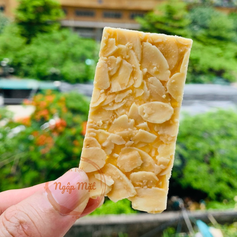 250g Bánh Ngói Hạnh Nhân Mix 3 Vị Vani CaCao Matcha, Mỏng, Thơm, Giòn, Healthy Chuẩn Ăn Kiêng