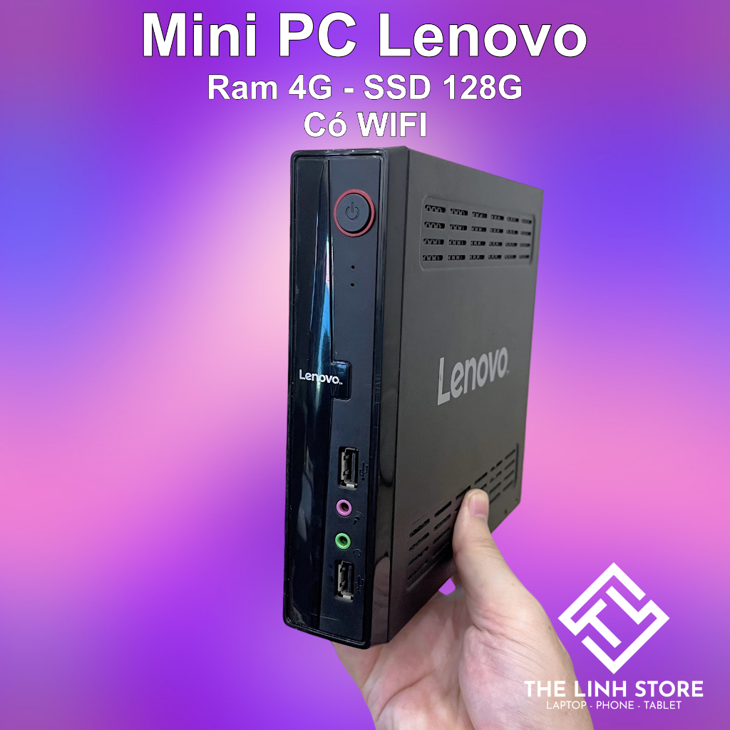 Máy tính Mini PC Lenovo Ram 4G SSD 128G có WIFI - Intel 1037u văn phòng nhỏ gọn | BigBuy360 - bigbuy360.vn