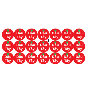 Set 10 - 21 tem dán nhân bánh trung thu 2cm CHICHITA (Có sẵn)
