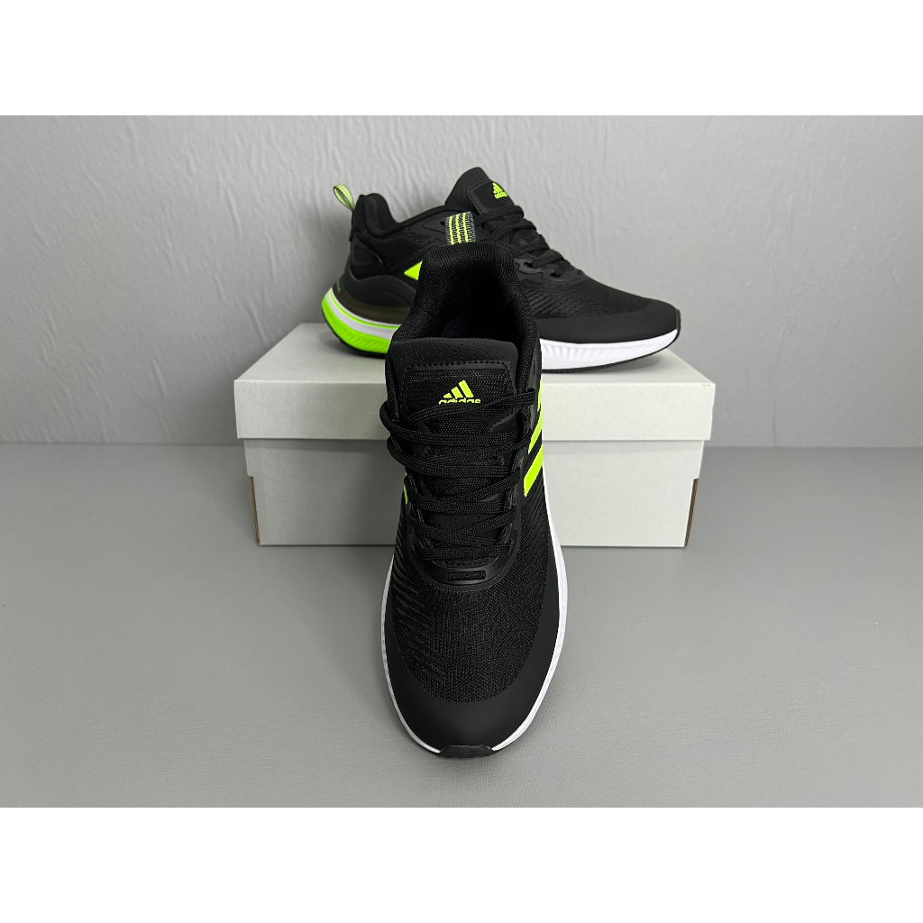 Giày Thể Thao Nam Adidas Aphamax Bản Mới Nhất 2021 - Phiên Bản Đen Xanh
