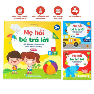 SÁCH Mẹ hỏi bé trả lời hỏi đáp cùng con sét 3 quyển