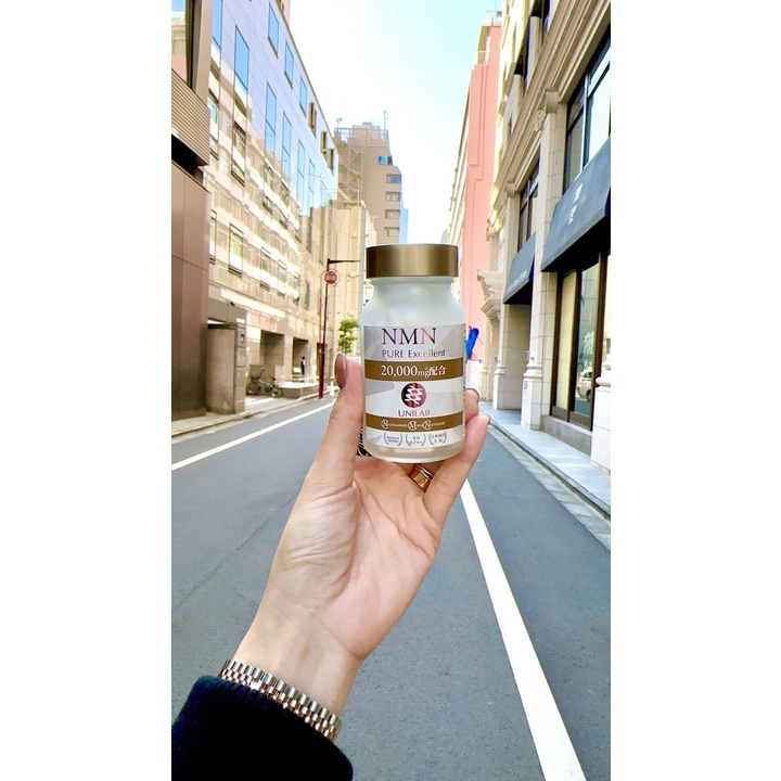 Viên uống NMN 20000 Unilab Pure Excellent hỗ trợ sức khoẻ Set 2 lọ x 90 viên