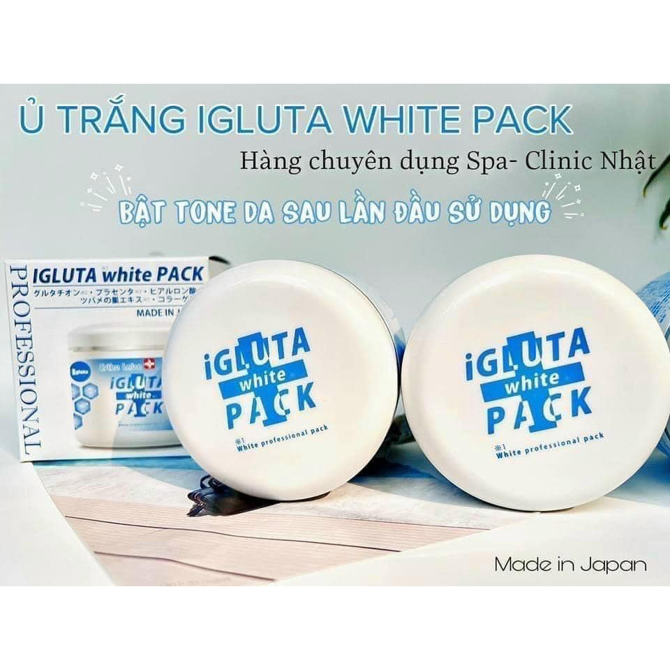 Mặt Nạ Ủ Trắng  IGLUTA WHITE PACK NỘI ĐỊA NHẬT BẢN