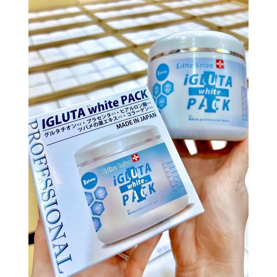 Mặt Nạ Ủ Trắng  IGLUTA WHITE PACK NỘI ĐỊA NHẬT BẢN