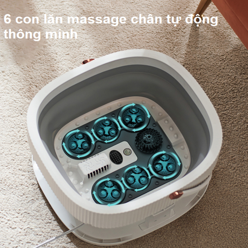 Bồn ngâm chân massage tự động Philips PPM3111F dung tích 15 lít
