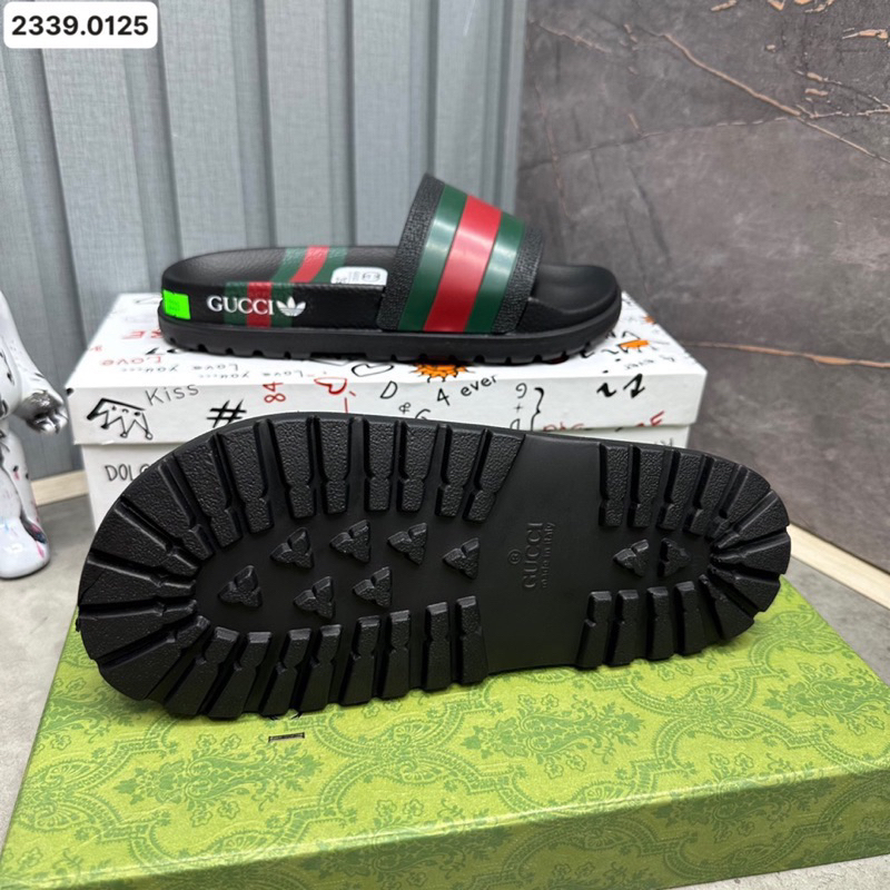 Dép lê nam Gc 3 sọc Lê bảo bình mẫu mới 3 màu 2023 đế cao 3cm