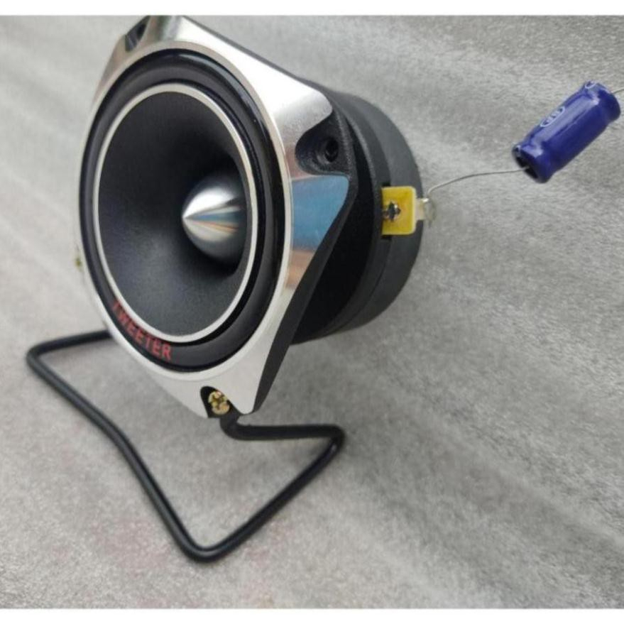 2 LOA TREBLE RỜI + 2 TREBLE PIONERR TITAN VUÔNG KÈM CHÂN VÀ TỤ 3.3mf Xịn