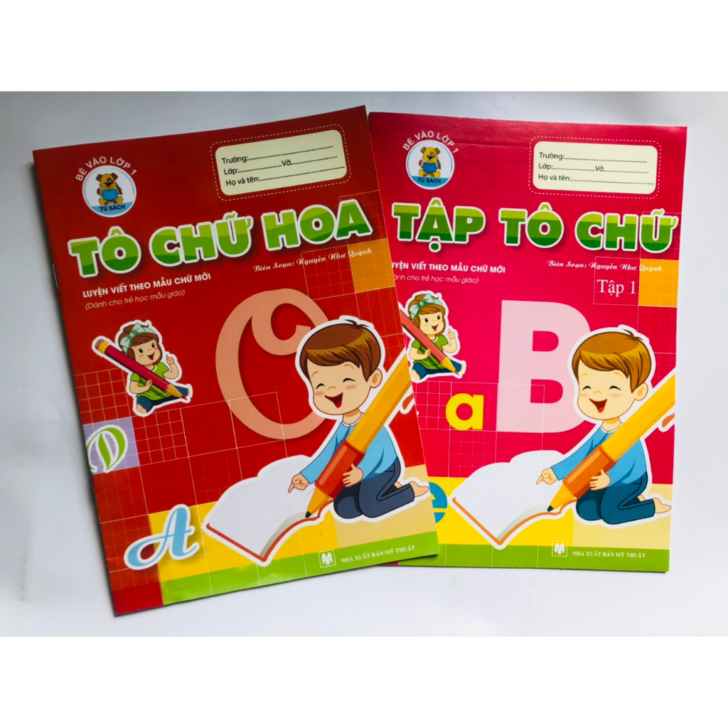 Sách -Tủ Sách Cho Bé Vào Lớp 1- Tô Chữ Hoa - Dành cho bé học mẫu giáo