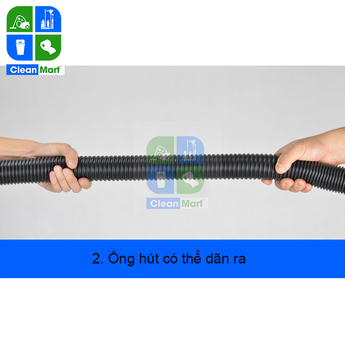 2 Mét ống nhúng, ống hút bụi mềm cho máy hút bụi 30L- 80L