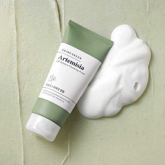 Sữa Rửa Mặt Chiết Xuất Ngải Cứu BRING GREEN ARTEMISIA PH BALANCED CLEANSING FOAM 200ml | BigBuy360 - bigbuy360.vn