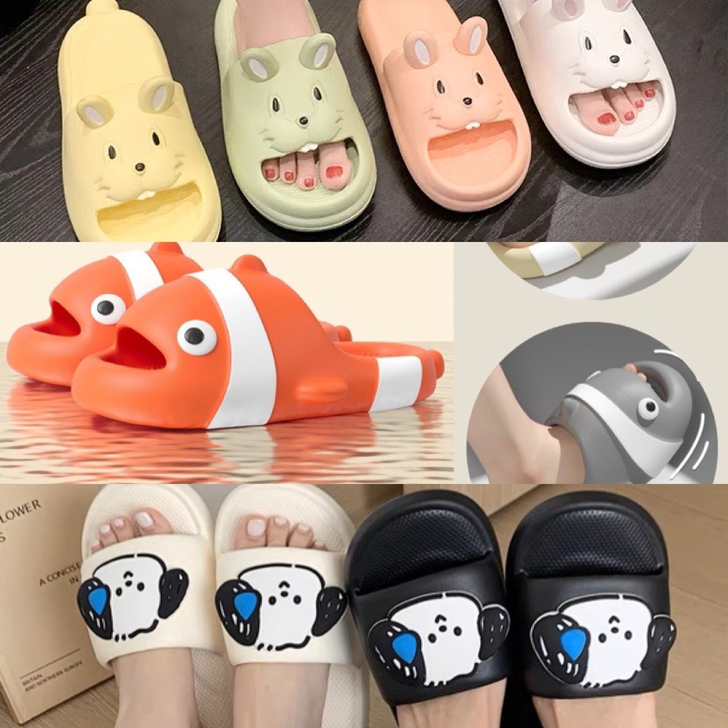 Dép bánh mì thỏ kute Dép thỏ xinh Dép gấu thời trang