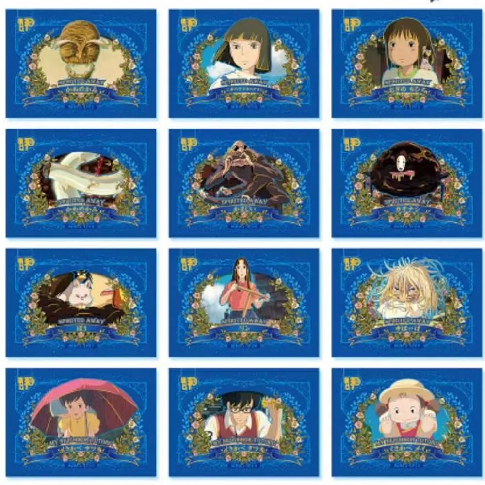 Set ảnh thẻ Ghibli studio card trò chơi nhân phẩm gacha anime quà tặng sưu tầm