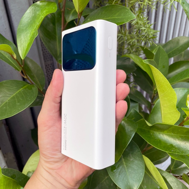 Pin sạc dự phòng sạc nhanh Remax RPP-535, 20000mAh, sạc nhanh PD 22.5W và QC 22.5W - tích hợp 2 cáp sạc Chính hãng Remax