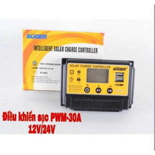 Điều siển sạc năng lượng mặt trời 30a/ pwm-30a - suoer st-s1230