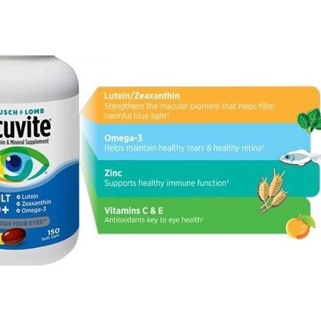 Viên Uống Bổ Mắt Ocuvite 50+ 150 viên của Mỹ